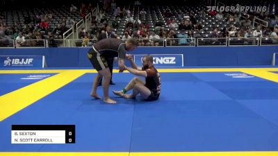 BRYCE SEXTON vs NATHAN SCOTT CARROLL 2022 Pan IBJJF Jiu-Jitsu No-Gi Championship