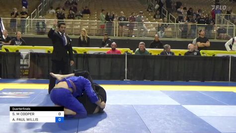 STEPHEN M COOPER vs AARON PAUL WILLIS 2024 Pan Jiu Jitsu IBJJF Championship