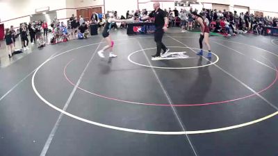 122 lbs Cons 16 #1 - Vanessa Alvarado, Scotsmen Wrestling Club vs Hannah Rogers, Iowa