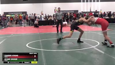 132 lbs Round 4 - Ryder Savage, CVILE vs Zander Atkins, WAPA