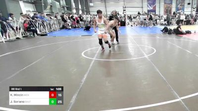 170 lbs Rr Rnd 1 - Keith Mincin, Micky's Maniacs Blue vs Justin Soriano, Team Shutt Wrestling Prep