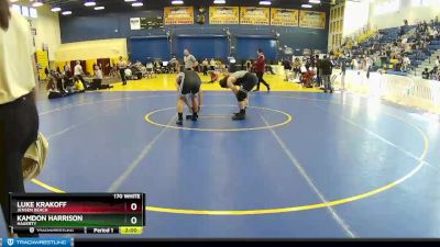 170 White Quarterfinal - Luke Krakoff, Jensen Beach vs Kamdon Harrison, Hagerty