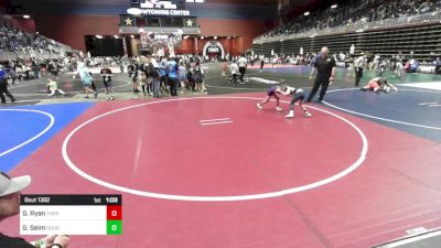 57 lbs Final - Gabe Ryan, Thermopolis WC vs Greysen Seim, Douglas WC