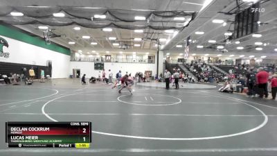 120 lbs Cons. Semi - Declan Cockrum, MoWest vs Lucas Meier, Thoroughbred Wrestling Academy