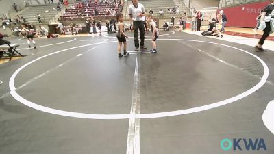 56 lbs Rr Rnd 3 - Bohdi Scott, Salina Wrestling Club vs AJ Carwile, Pin-King All Stars