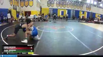 126 lbs Round 7 (8 Team) - Gabe Herrero, Cypress Bay vs Aiden Benson, Free-Buch-Creek #2