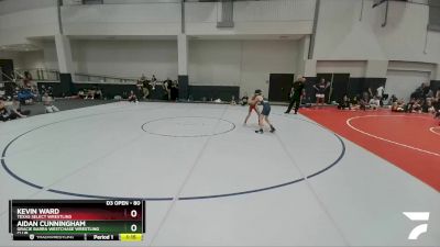 80 lbs Semifinal - Aidan Cunningham, Gracie Barra Westchase Wrestling Club vs Kevin Ward, Texas Select Wrestling