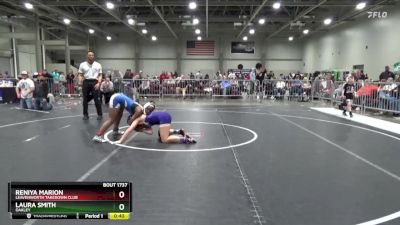 136 lbs Cons. Round 3 - Laura Smith, Oakley vs Reniya Marion, Leavenworth Takedown Club