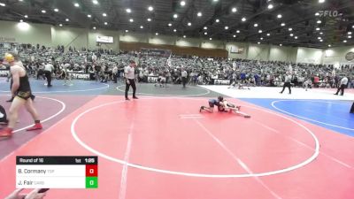 86 lbs Round Of 16 - Bentley Cormany, Top Fuelers WC vs Josef Fair, Carson Valley Wildcats