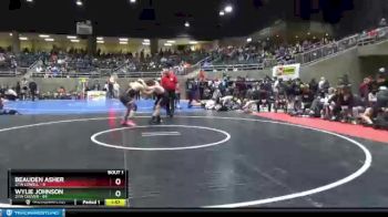 285 lbs Quarterfinals (8 Team) - Wylie Johnson, 2/1A Culver vs Beauden Asher, 2/1A Lowell