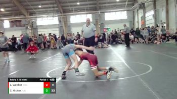 80 lbs Round 7 (8 Team) - Loc Webber, Aggression Legionaries vs Channing Hickok, East Coast Elite