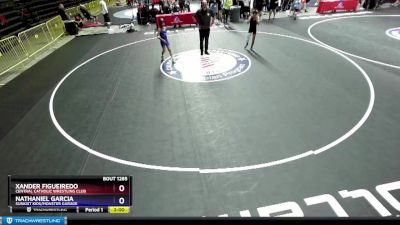 77 lbs Semifinal - Xander Figueiredo, Central Catholic Wrestling Club vs Nathaniel Garcia, Sunkist Kids/Monster Garage