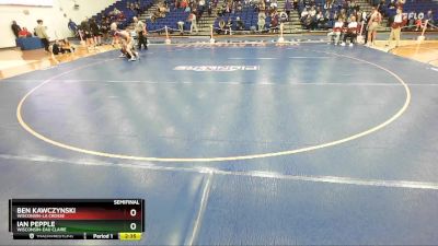 197 lbs Semifinal - Ben Kawczynski, Wisconsin-La Crosse vs Ian Pepple, Wisconsin-Eau Claire