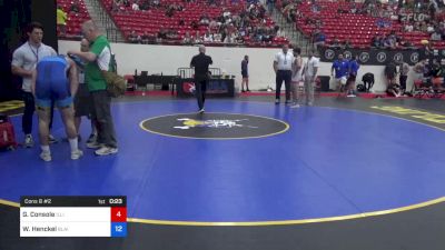 79 kg Cons 8 #2 - Gaetano Console, Illinois vs William Henckel, Blairstown Wrestling Club