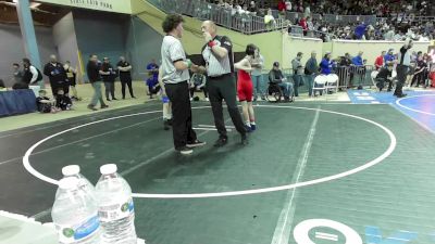 88 lbs Round Of 64 - Joshua Dungan, Roosevelt Titans vs London McGinnis, Victory Christian