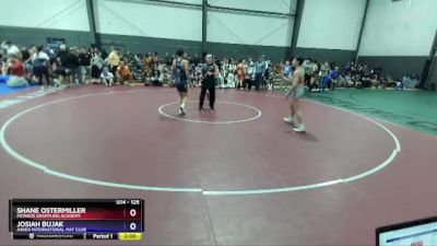 125 lbs Quarterfinal - Shane Ostermiller, Pioneer Grappling Academy vs Josiah Bujak, Askeo International Mat Club