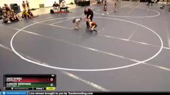 65 lbs Round 2 (6 Team) - Carson Hermann, Scott West vs Jace Evers, Northfield