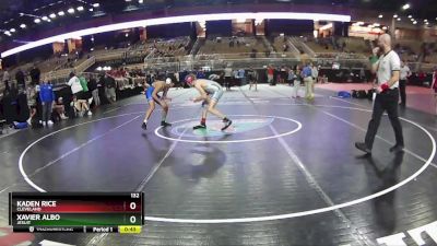 132 lbs Cons. Round 5 - Kaden Rice, Cleveland vs Xavier Albo, Jesuit