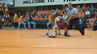 157 lbs match Albert White OSU vs. Matt Lester OU