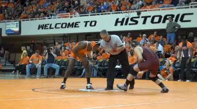 174 lbs match Chris McNeil OSU vs. Nolan McBryde OU