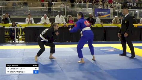 JAQUELINE DOSSANTOS vs VICTORIA WAI Y. WONG 2024 Pan Jiu Jitsu IBJJF Championship
