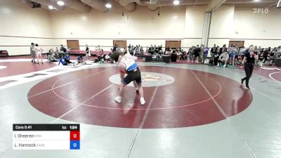 80 kg Cons 8 #1 - Isaac Sheeren, Spring Klein Wrestling Club vs Luke Hancock, Kansas