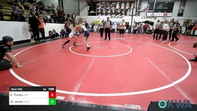 67 lbs Final - Knox Trosky, Claremore Wrestling Club vs Wyatt Jones, Springdale Youth Wrestling Club