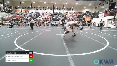 112 lbs Consi Of 8 #2 - Blaze Stonecipherq, Black Fox Wrestling Club vs Noah Morris, Salina Wrestling Club