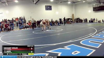 133 lbs Quarterfinal - Ty Bisek, Concordia MN vs Zachary Weiler, UW Lacrosse