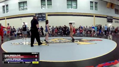 136 lbs Round 2 - Sean Breedlove, Red Cobra Wrestling Academy vs Landon Spencer, Rhyno Academy Of Wrestling