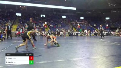 74 lbs Final - Colson Long, Rochester vs Brylan Zerbe, Tri Valley