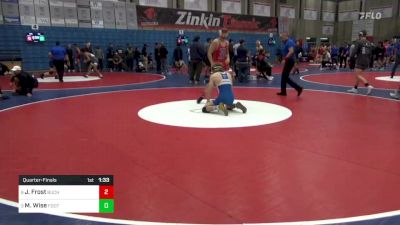 152 lbs Quarterfinal - Jaxtyn Frost, Buchanan vs Maxwell Wise, Foothill (Pleasanton)