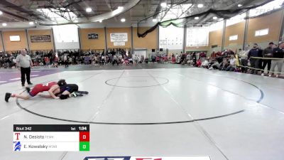 113 lbs Quarterfinal - Nick Desisto, Tewksbury vs Evan Kowalsky, Mt. Ararat-Brunswick