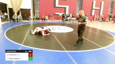 165 lbs Consi Of 8 #2 - Jaden Fullerton, Wakefield vs Jack Ramondetta, Bristol-Plymouth