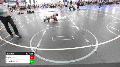 120 lbs Round Of 32 - Brandon Mann, NC vs Jayden Jackson, MD