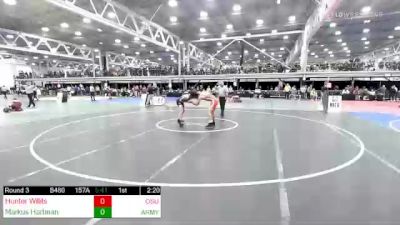 157 lbs Rr Rnd 3 - Hunter Willits, Osu vs Markus Hartman, Army