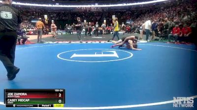 150-2A Semifinal - Joe Zamora, Rocky Ford vs Casey Midcap, Wray