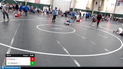 68-74 lbs 2nd Place Match - Peyton Sargent, Midwest Destroyers vs Peyton Eklund, York Wrestling Club