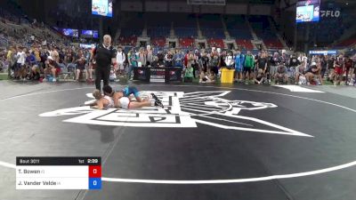 120 lbs Rnd Of 128 - Tucker Bowen, Idaho vs Jaymeson Vander Velde, Iowa