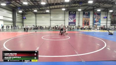 96 lbs Rd# 1 9:00am Friday - Hunter Kapitula, Scorpions vs Leon Melton, Maryland GOLD