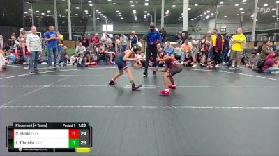 84 lbs Placement (4 Team) - Caleb Hodo, Terps Xpress ES vs Luke Chunko, Grit Mat Club