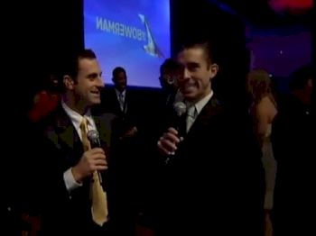 Flotrack Red Carpet Back Stage with Bowerman Finalists