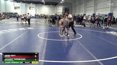 141 lbs Cons. Round 2 - Anthony Tardibuono, Centenary (NJ) vs James Hoyt, Norwich