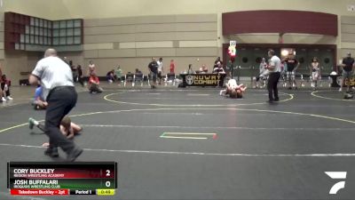 60/65 1st Place Match - Josh Buffalari, Iroquois Wrestling Club vs Cory Buckley, Region Wrestling Academy