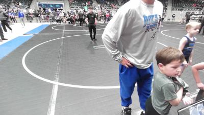 55 lbs Quarterfinal - Armani Benitez, Juic3 Acad3my vs Ryett Rinn, Tulsa Blue T Panthers