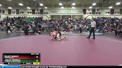 126 lbs Cons. Round 3 - Abram Wessels, Clarion-Goldfield-Dows vs Elliot Hurley, Independence