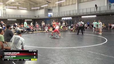 110 lbs Quarterfinal - Karter Stiffler, Assassins Wrestling vs Stran Webb, Alabama Elite