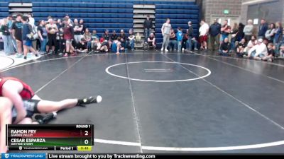 200 lbs Round 1 - Cesar Esparza, Owyhee Storm vs Ramon Fry, Garden Valley