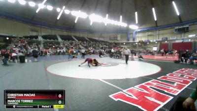 1A West 150 lbs Semifinal - Marcos Torrez, Toppenish vs Christian Macias, Wapato