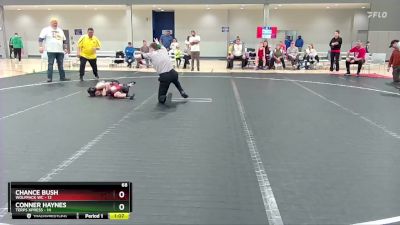 68 lbs Semis & 1st Wrestleback (8 Team) - Conner Haynes, Terps Xpress vs Chance Bush, Wolfpack WC